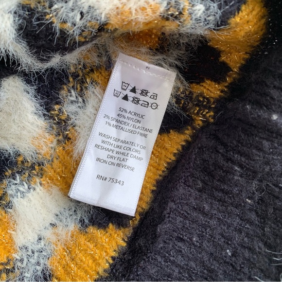 Silver flint size small fair isle sweater women’s crewneck long sleeve knit - Picture 5 of 7